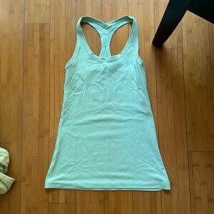 Teal lulu lemon tank top